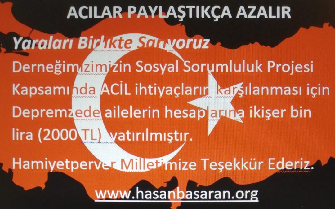ACILAR PAYLAŞTIKÇA AZALIR