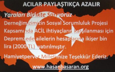 ACILAR PAYLAŞTIKÇA AZALIR